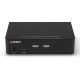 Lindy 2 Port KVM Switch, DisplayPort 1.4, USB 3.0 & Audio, KVM-Switch