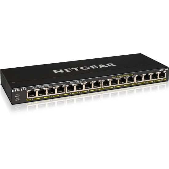 Netgear GS316P, Switch
