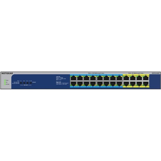 Netgear GS524PP, Switch Netgear GS524PP, Switch