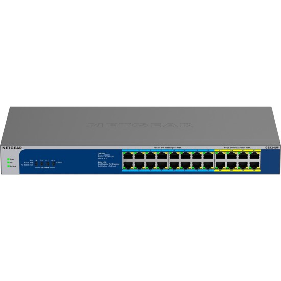 Netgear GS524UP, Switch Netgear GS524UP, Switch