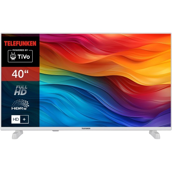Telefunken XF40TO750S-W, LED-Fernseher
