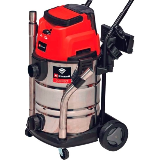 Einhell Professional Akku-Nass-/Trockensauger TP-VC 36/30 S Auto - Solo, 36Volt (2x18V)