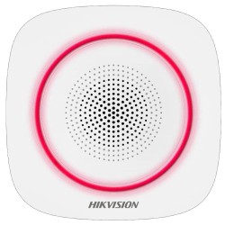 SIRENA HIKVISION DS-PS1-I-WE(RED)