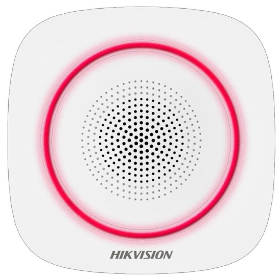 SIRENA HIKVISION DS-PS1-I-WE(RED)