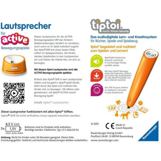 Ravensburger tiptoi ACTIVE Lautsprecher