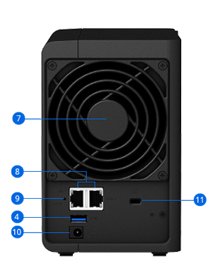 Synology-DiskStation-DS220-2-Bay-NAS-2-x-3525quot-SATA-HDDSSD-2-GB-DDR4-3x-USB-30-15