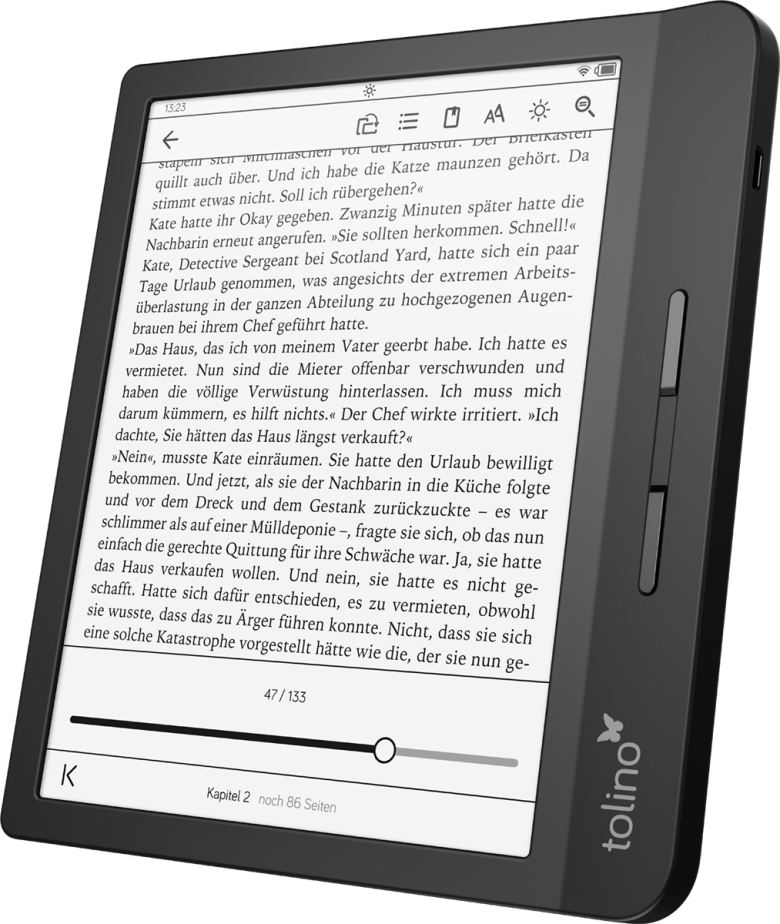 Tolino-Vision-5-eBook-Reader---7quot-1778cm-HD-Display-512MB-RAM-8GB-Speicher-WLAN-Micro-USB-25GB-Cl-1